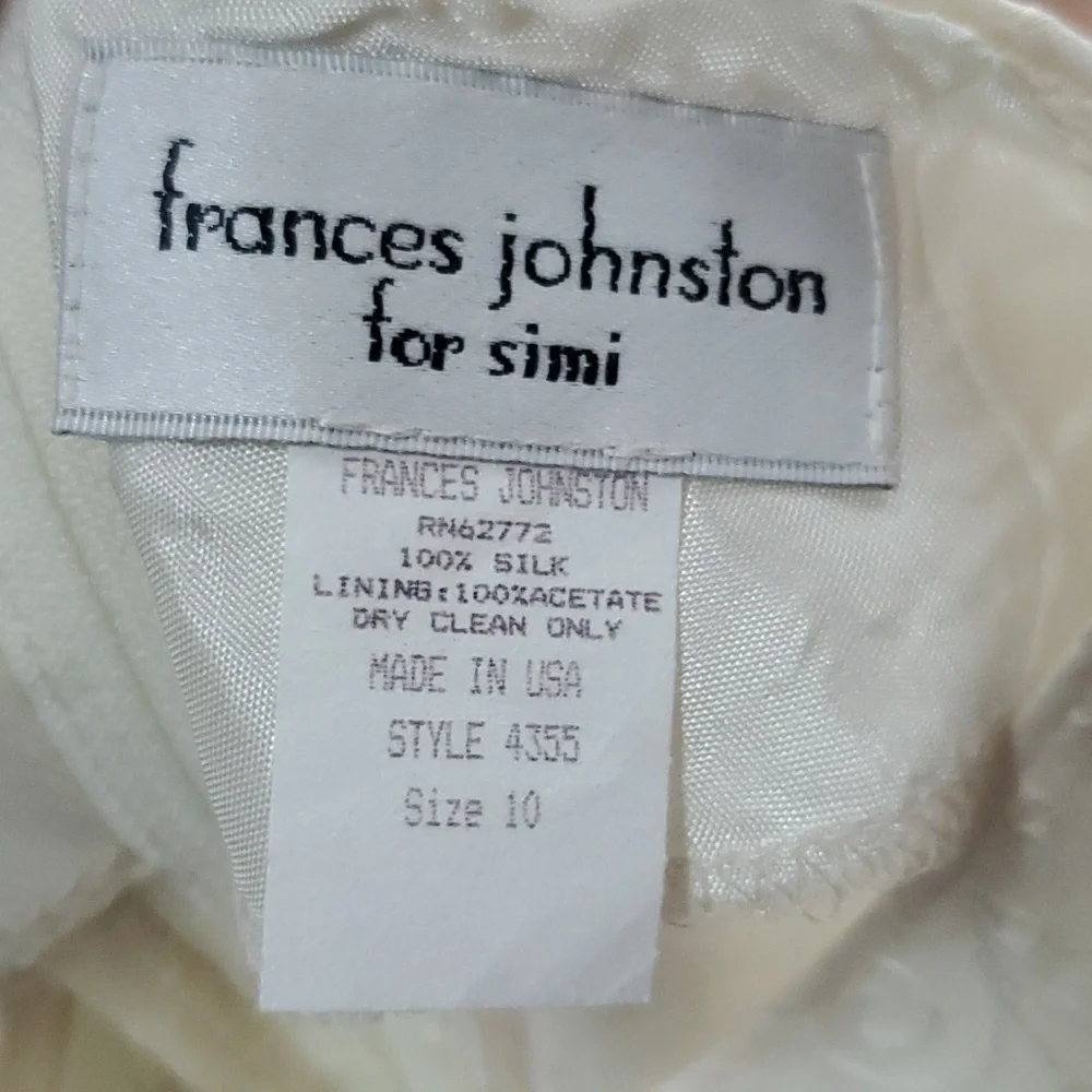 Frances Johnston for Simi silk mini dress